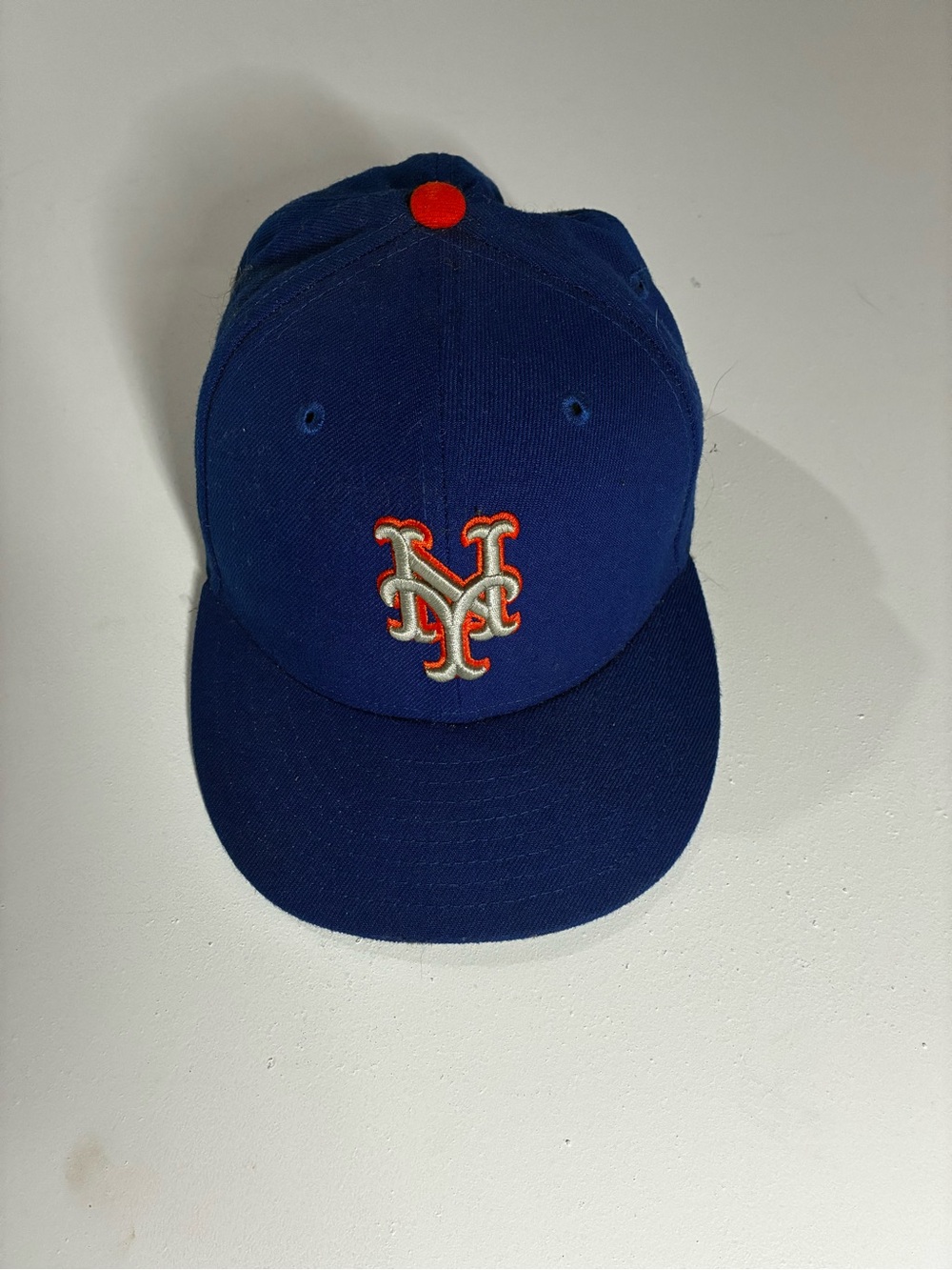 New Era Kids Royal Blue Cap with Orange Detail